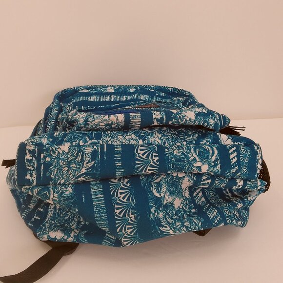 JANSPORT Superbreak Backpack Big Student Midnight Sky Floral Stripe Water Repel - Picture 8 of 15